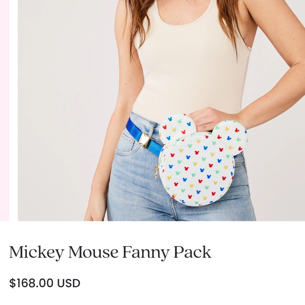 Stoney Clover Lane Mickey Mouse Disney fanny pack brand new
